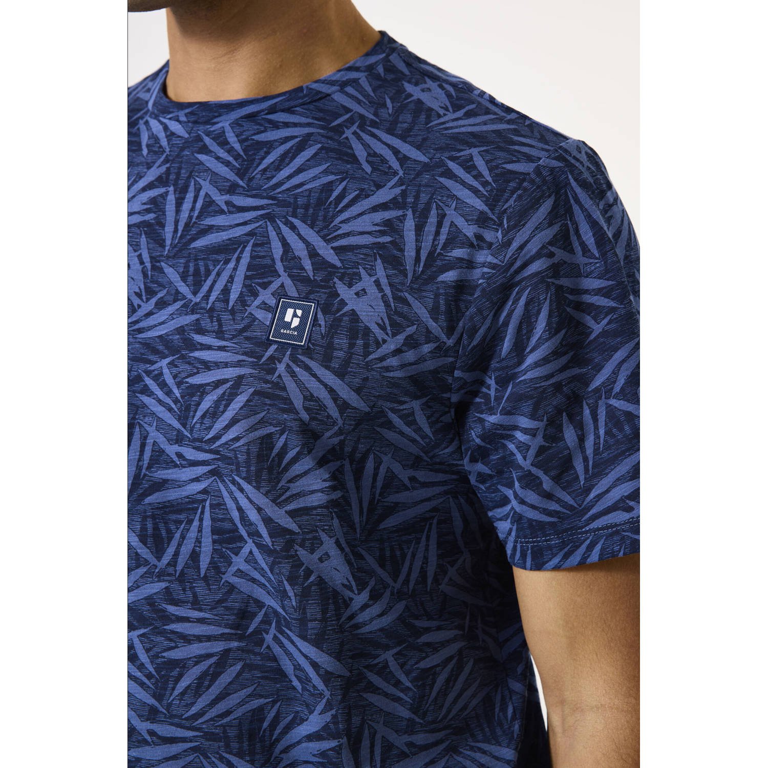 Garcia T-shirt donkerblauw