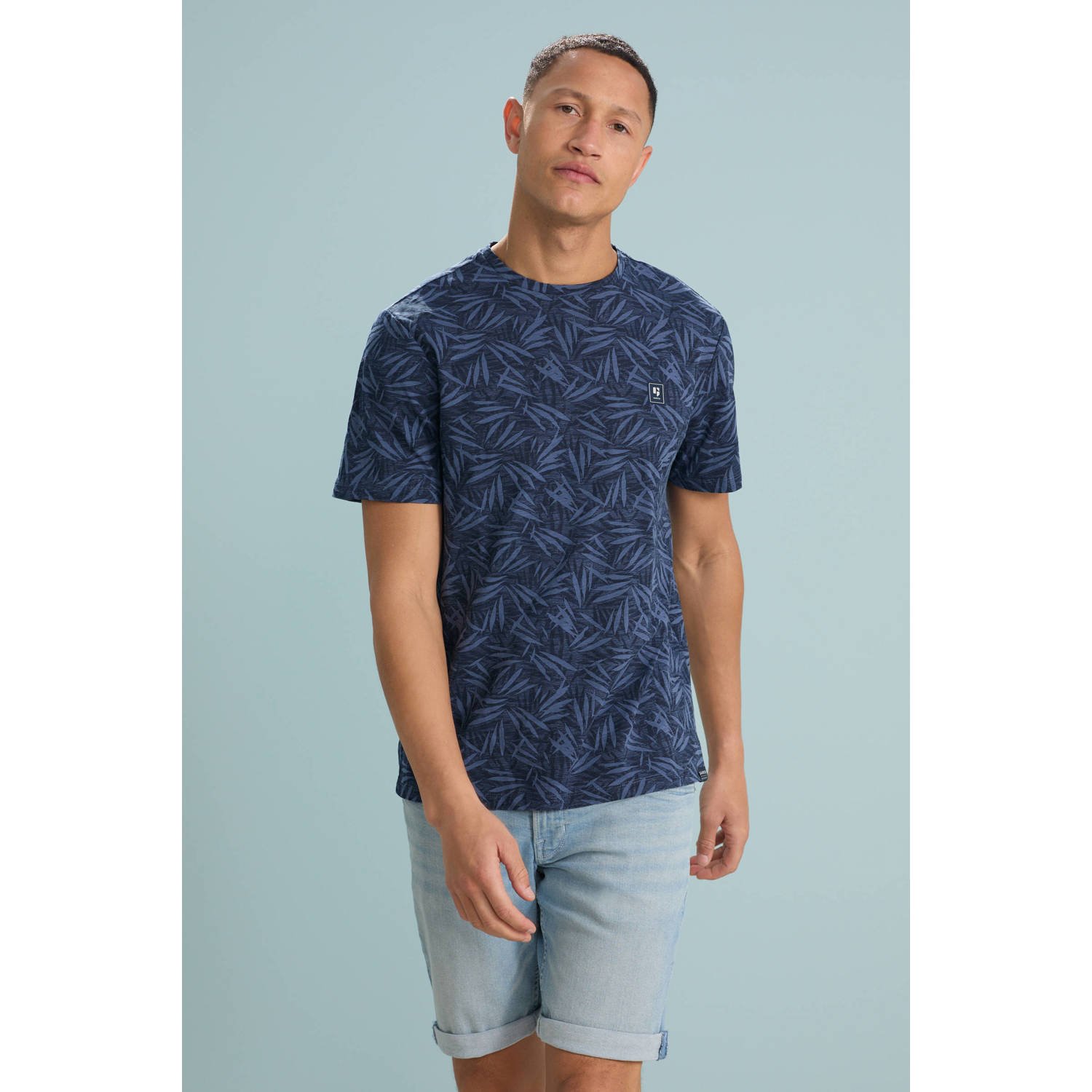 Garcia T-shirt donkerblauw