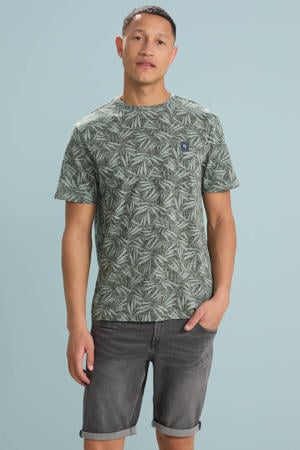 T-shirt grijsgroen