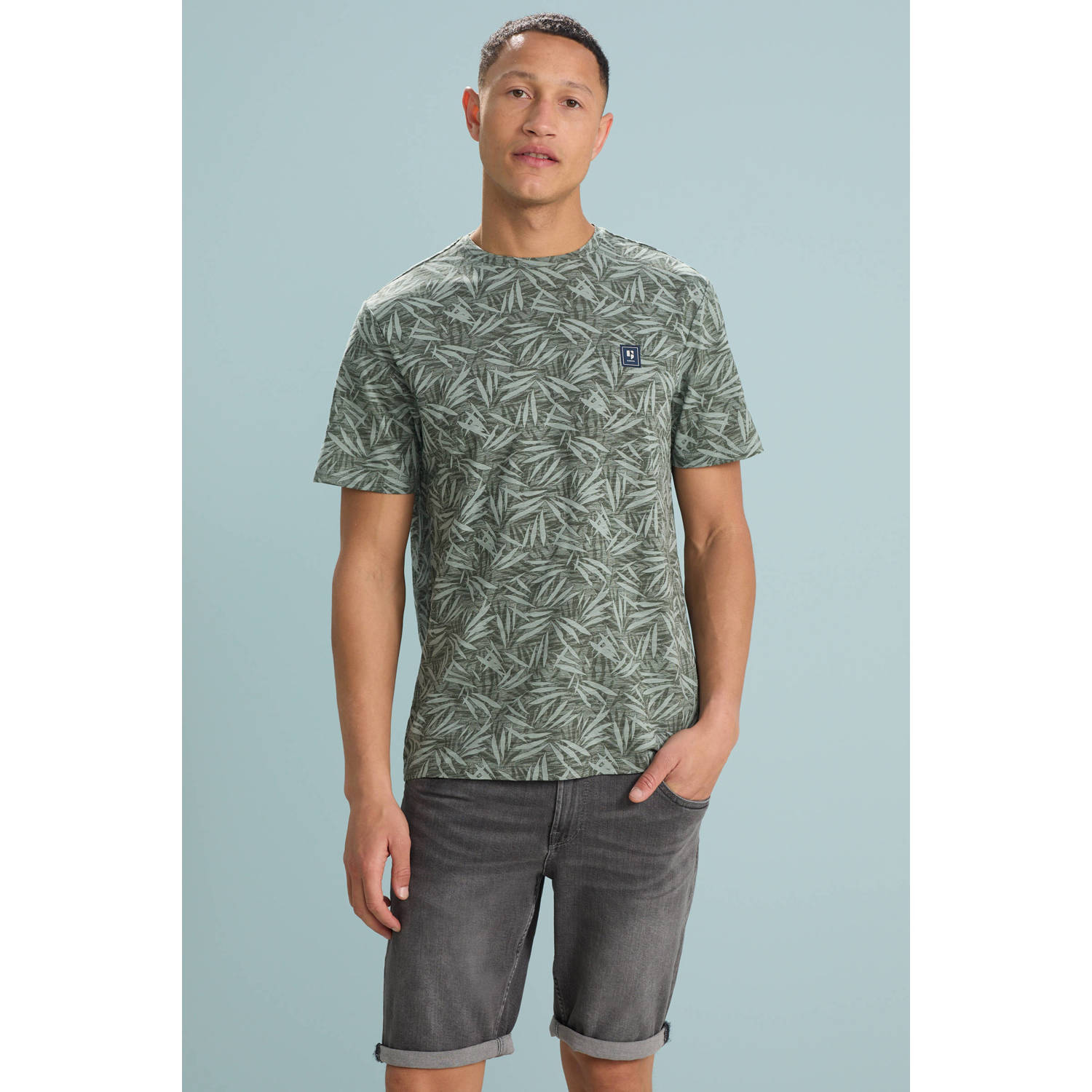 Garcia T-shirt grijsgroen