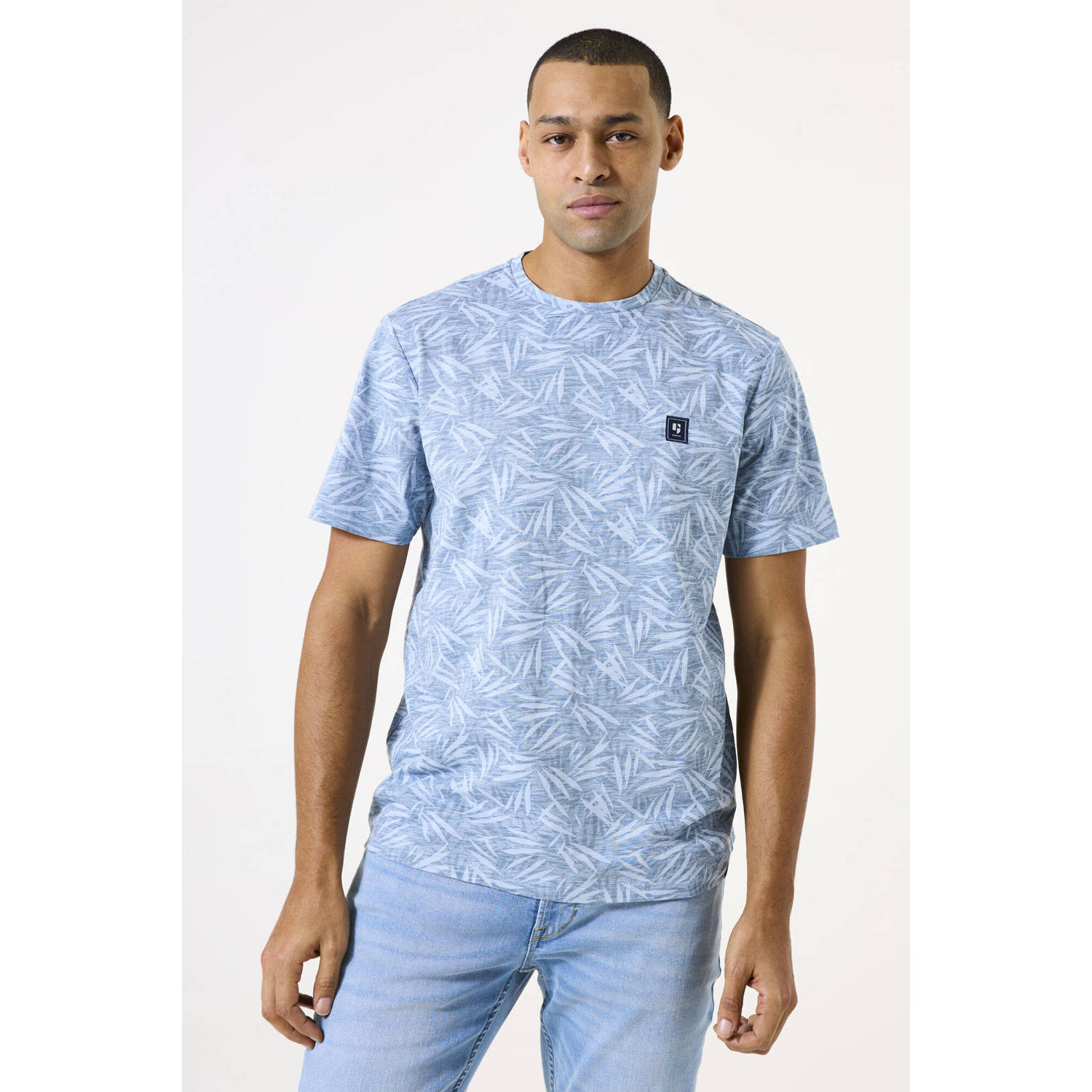 Garcia T-shirt lichtblauw