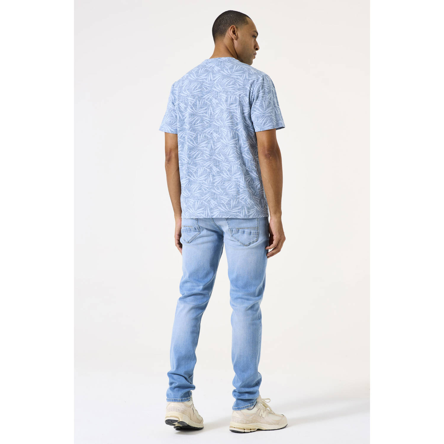 Garcia T-shirt lichtblauw
