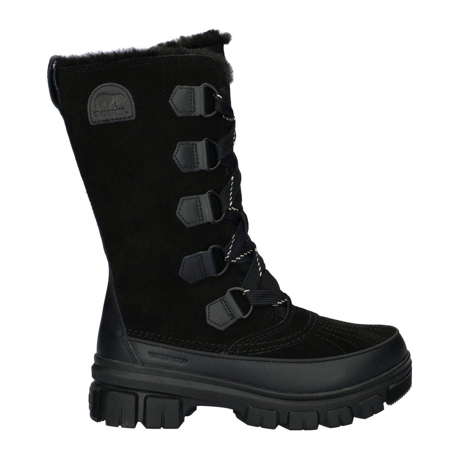 Sorel Tivoli suède snowboots zwart