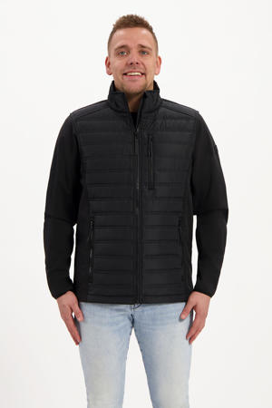 outdoor jas Tibo  zwart