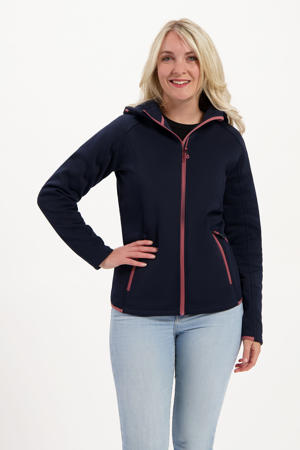 outdoor vest Yuna  donkerblauw