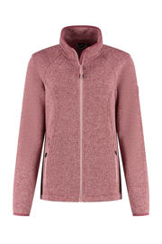 thumbnail: Roze dames Kjelvik outdoor vest Juul met lange mouwen, opstaande kraag en ritssluiting