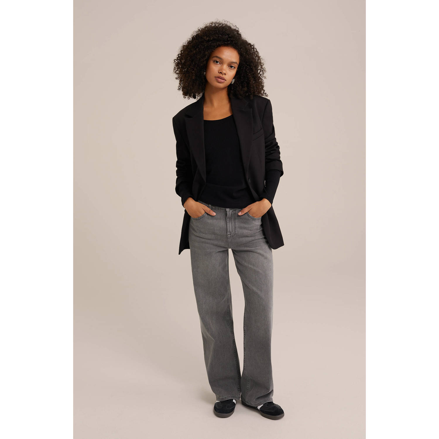 WE Fashion top zwart