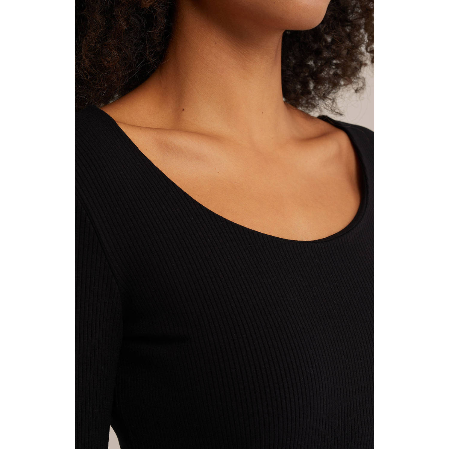 WE Fashion top zwart