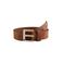 WE Fashion Blue Ridge leren riem cognac