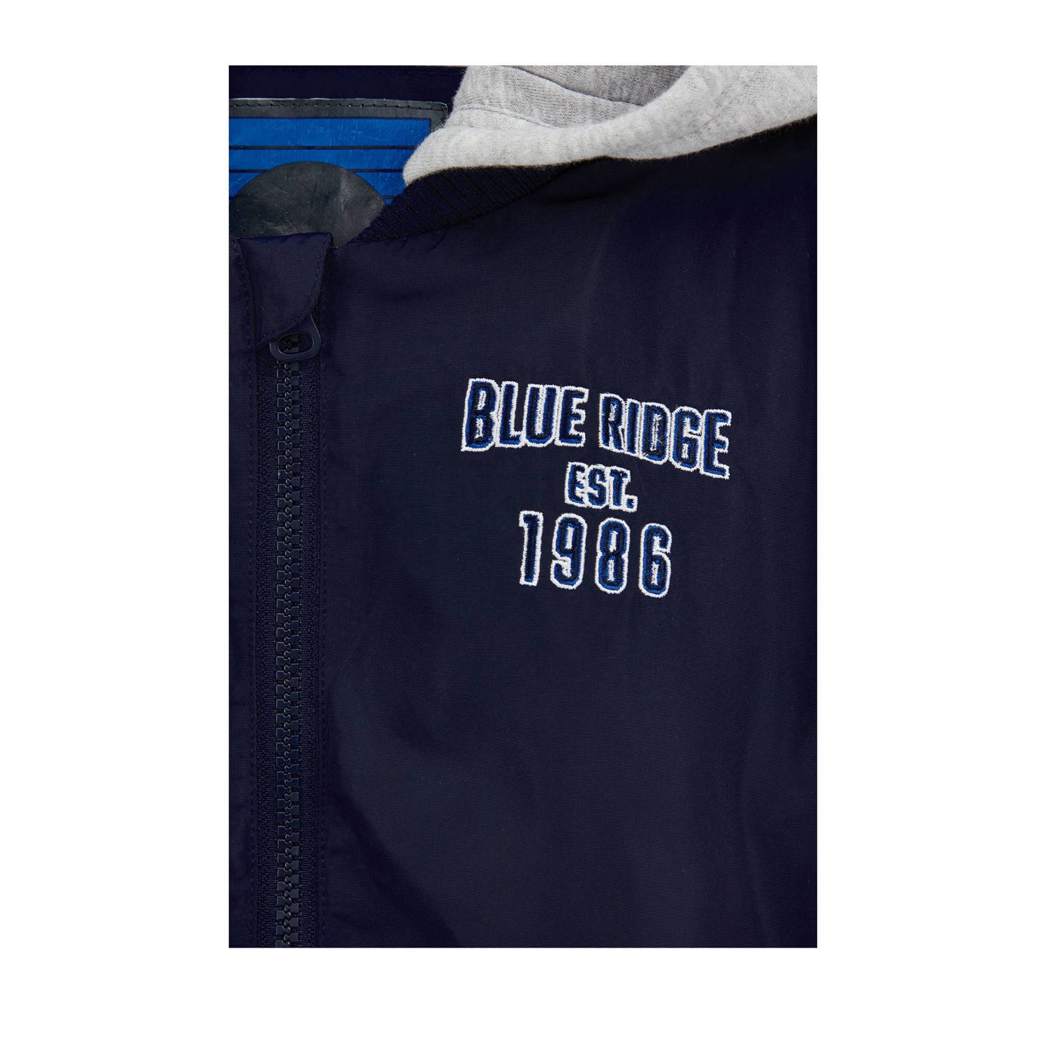 WE Fashion Blue Ridge jack donkerblauw
