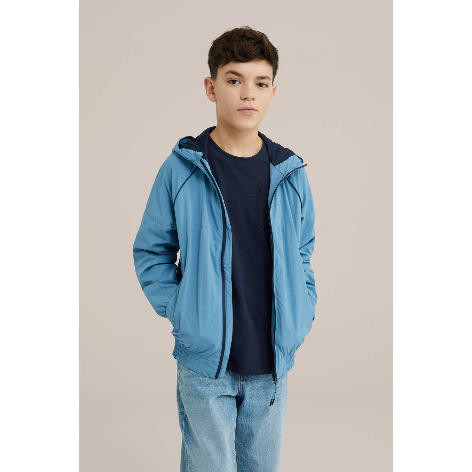 WE Fashion Bad Boys jack blauw