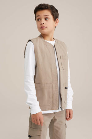 bodywarmer beige