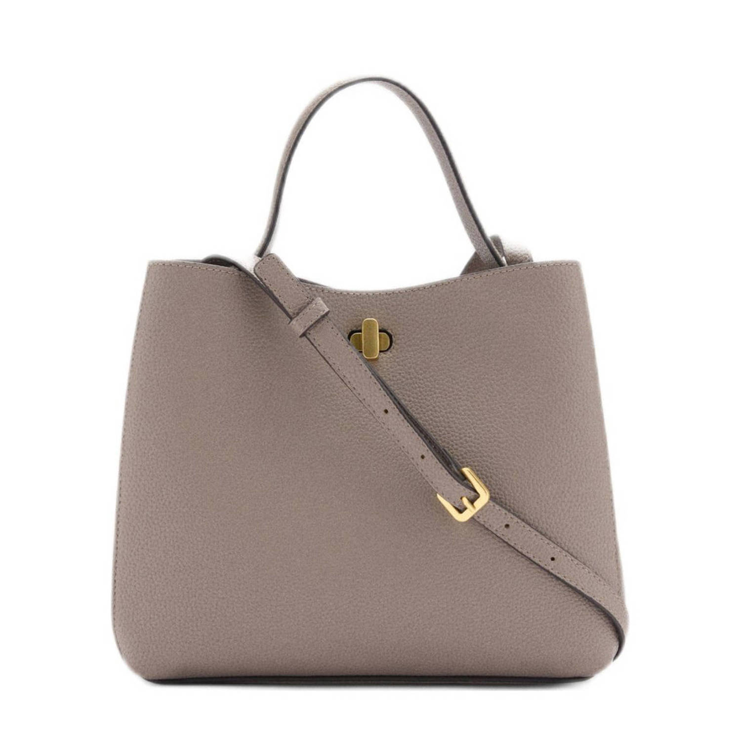 Mango crossbody tas lichtbruin