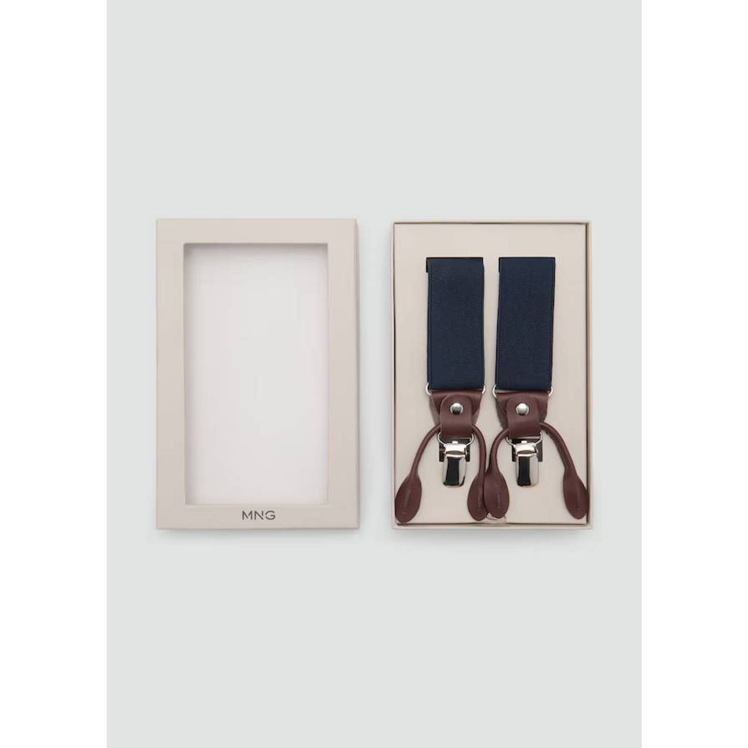 Mango Man bretels donkerblauw