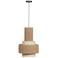 WOOOD WOOOD Pelle Hanglamp - Touw - Naturel - 56x38x38