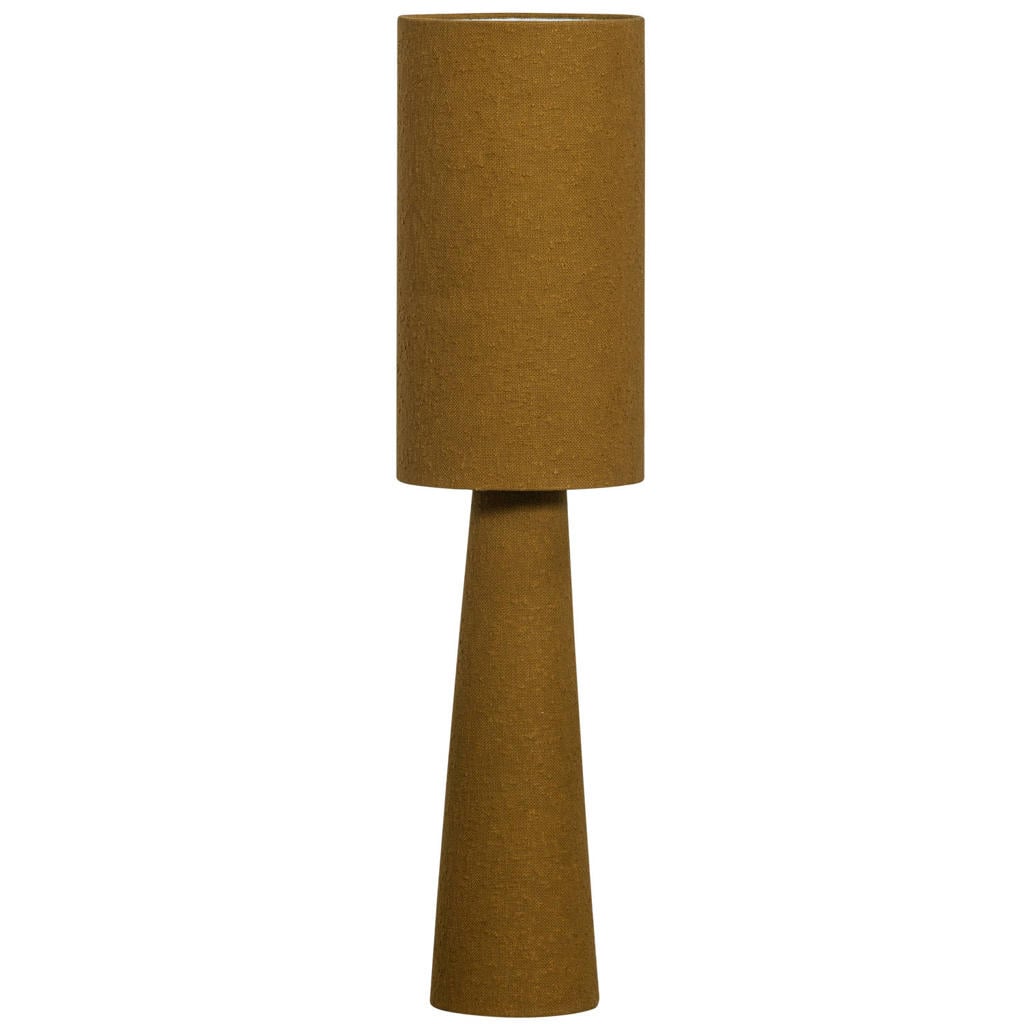 WOOOD WOOOD tafellamp Loft - Metaal/Bouclé - Tapenade - 90xØ22 cm