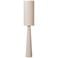 WOOOD WOOOD Loft Vloerlamp - Metaal/Bouclé - Naturel - 187xØ35 cm