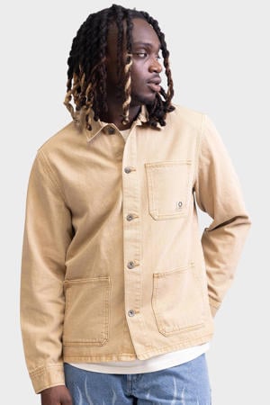 denim spijkerjas beige
