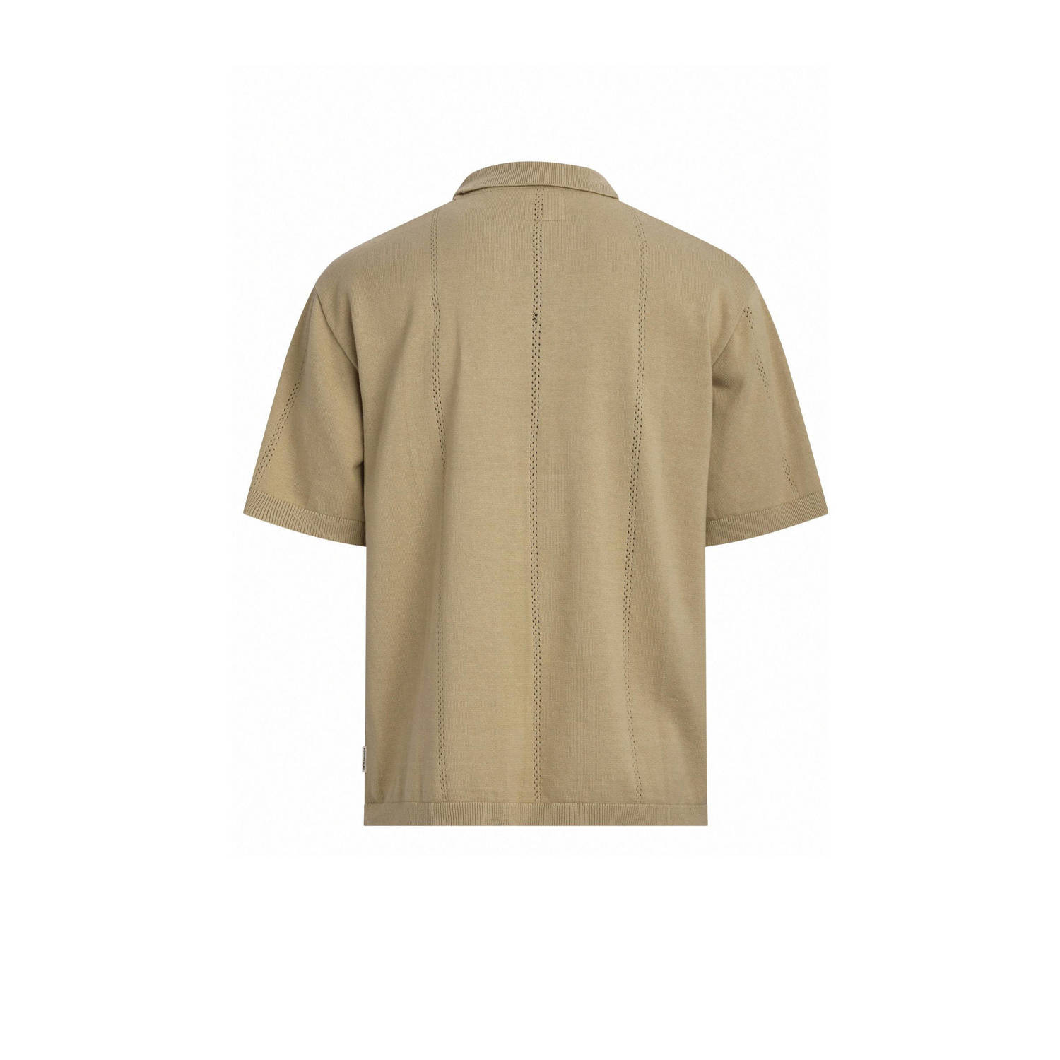 Redefined Rebel casual overhemd bruin