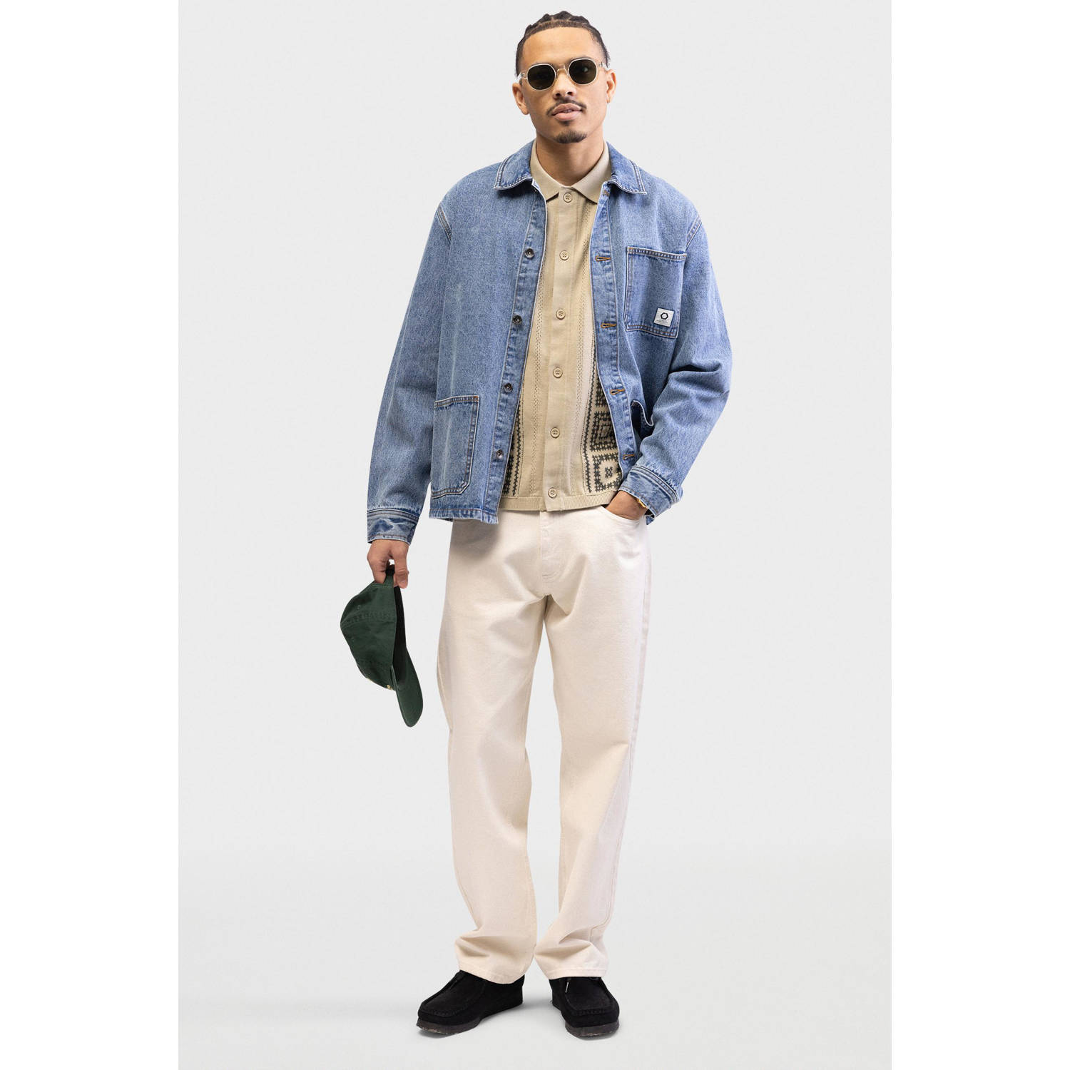 Redefined Rebel casual overhemd bruin