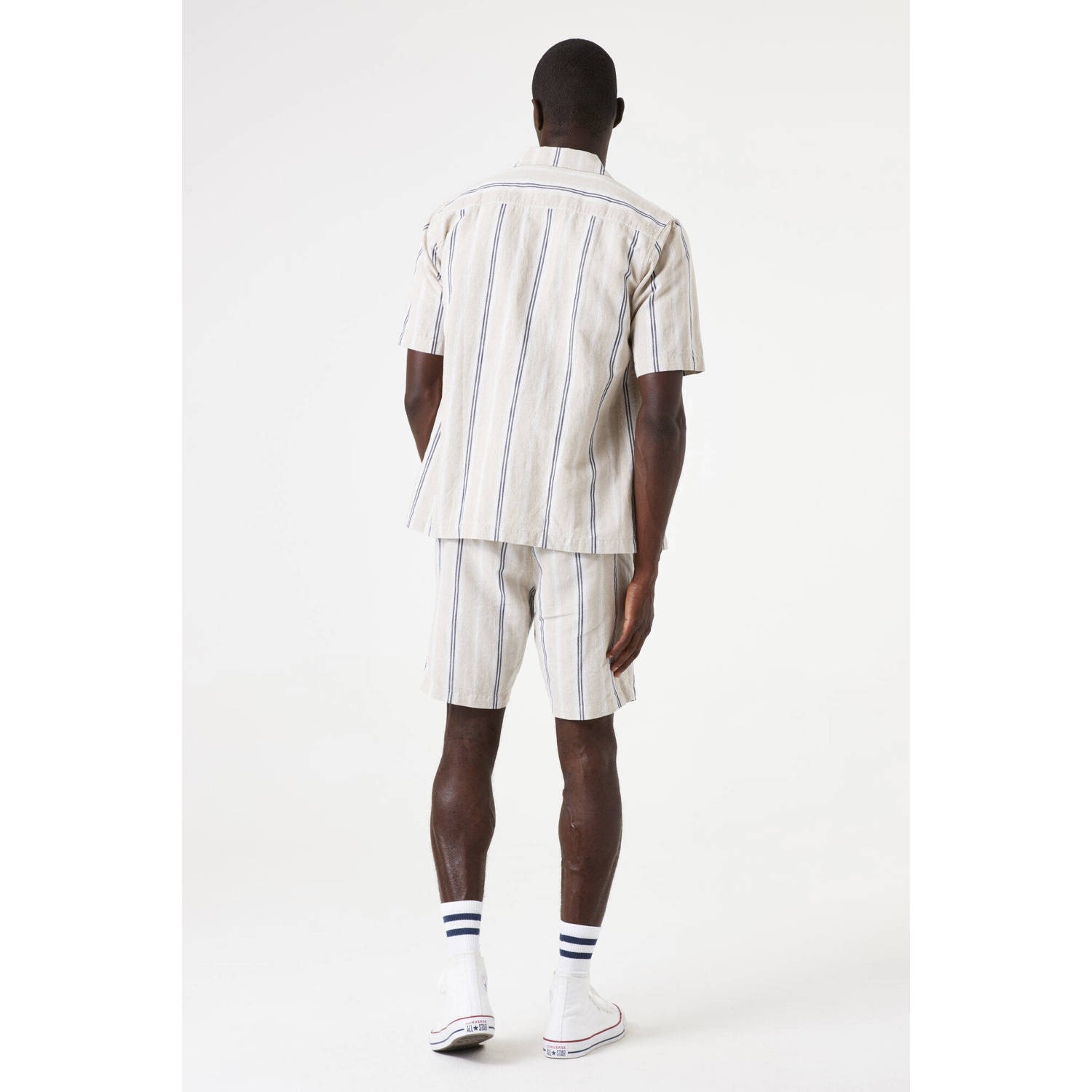 Garcia linnen casual overhemd ecru