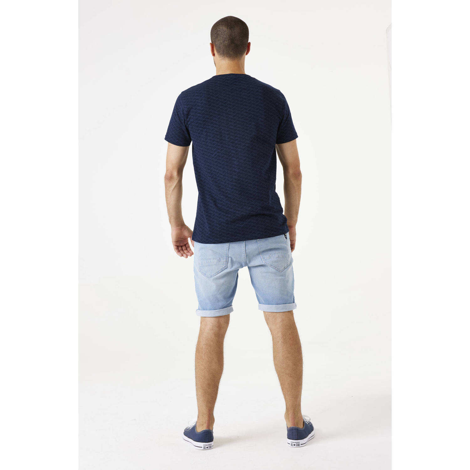 Garcia T-shirt donkerblauw