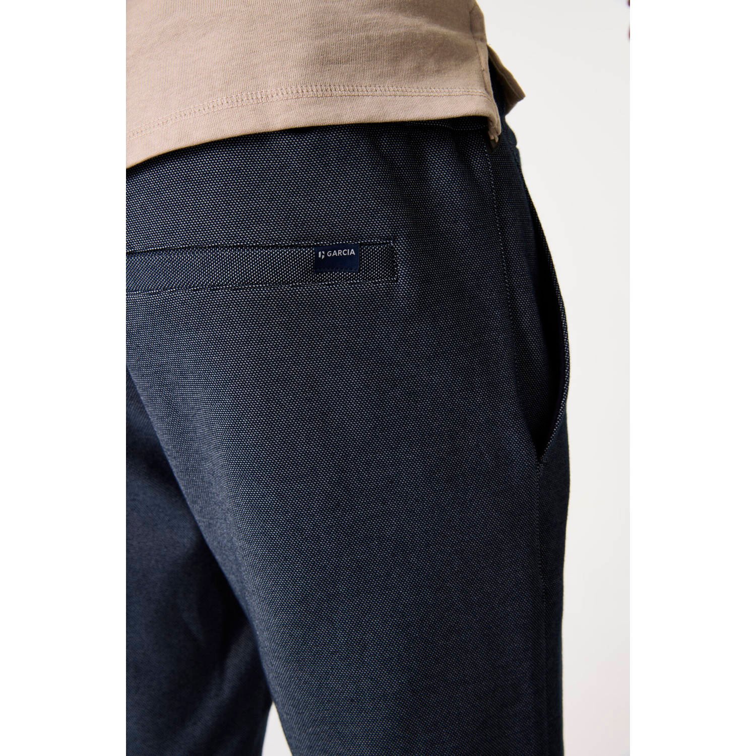 Garcia regular chino short donkerblauw
