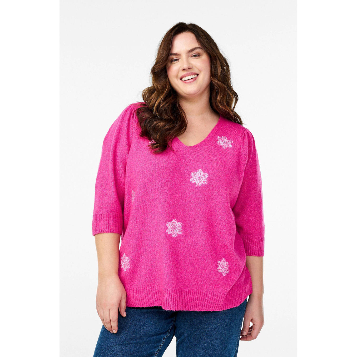 Zizzi top roze