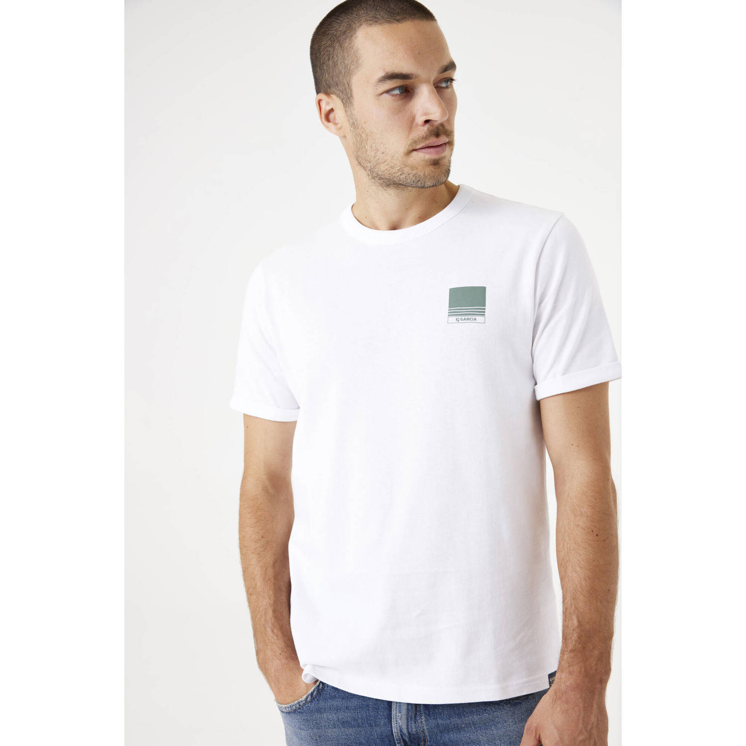 Garcia Logobadge T-shirt Heren