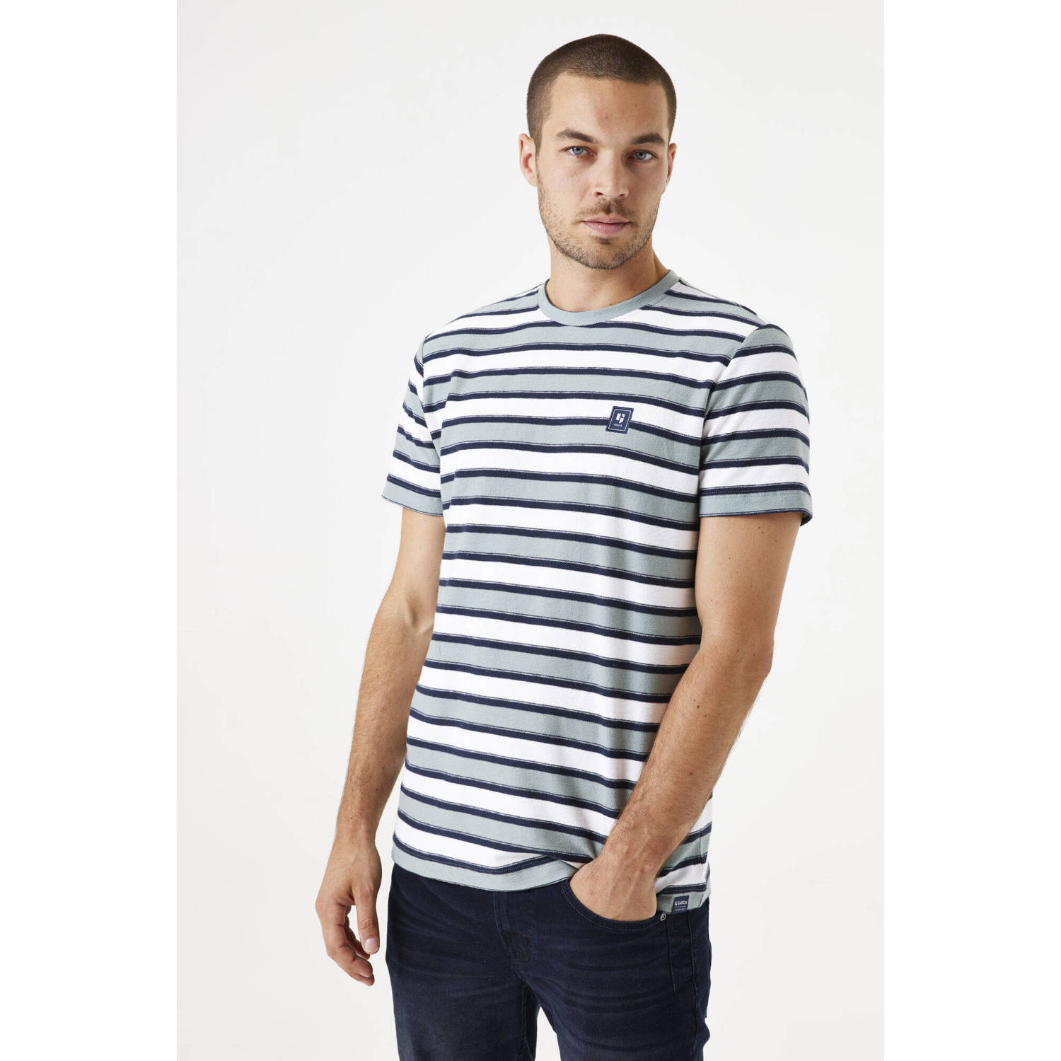 Garcia Logobadge T-shirt Heren