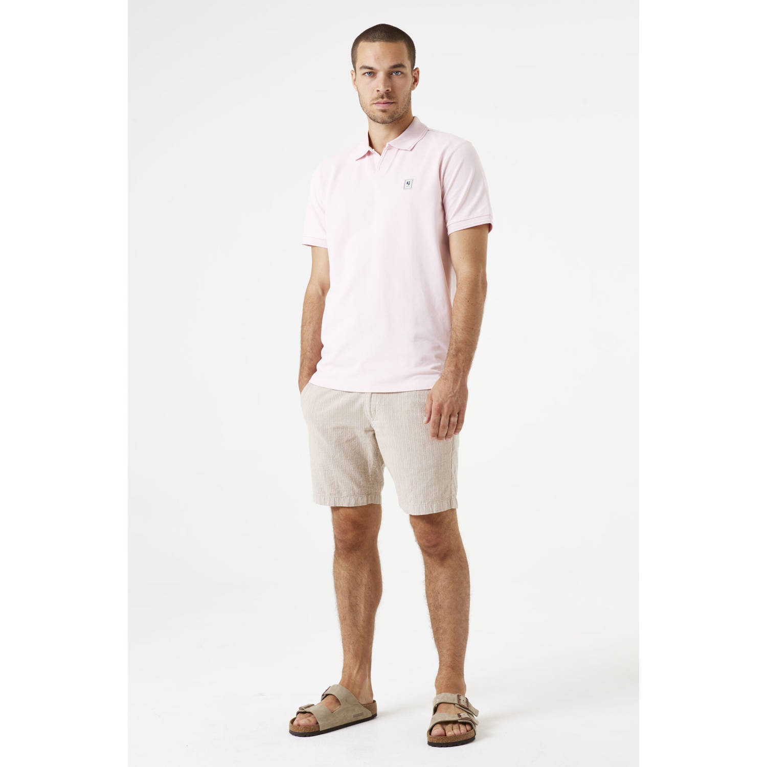 Garcia regular polo lichtroze