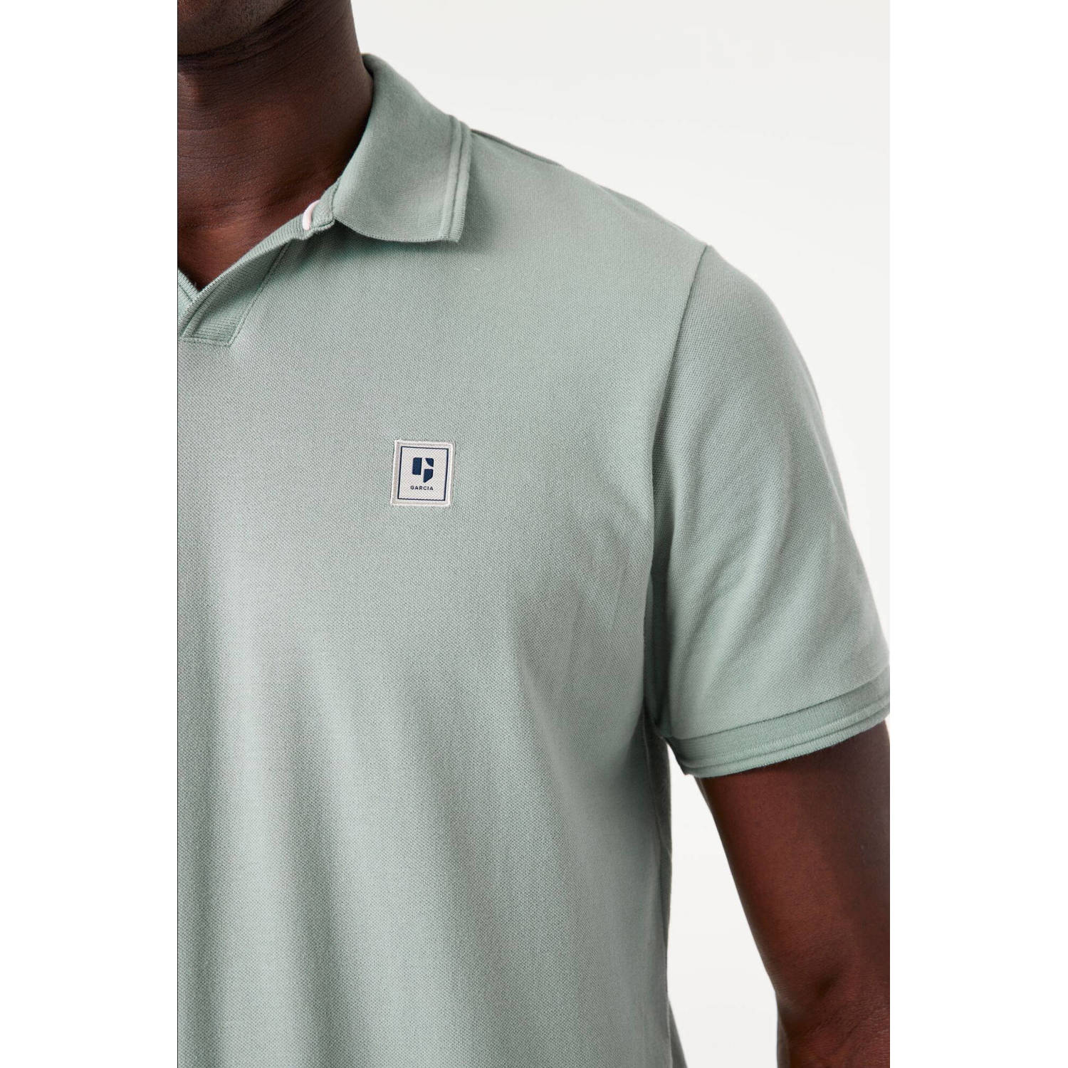 Garcia regular polo lichtgroen