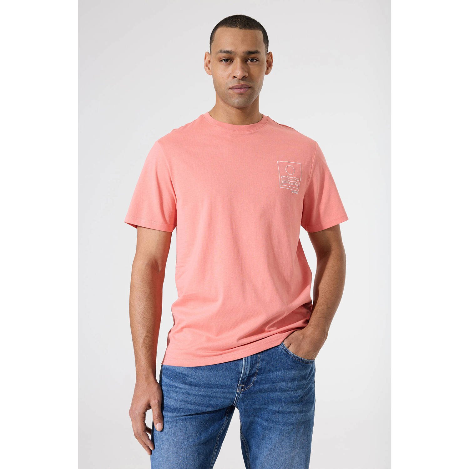 Garcia T-shirt roze