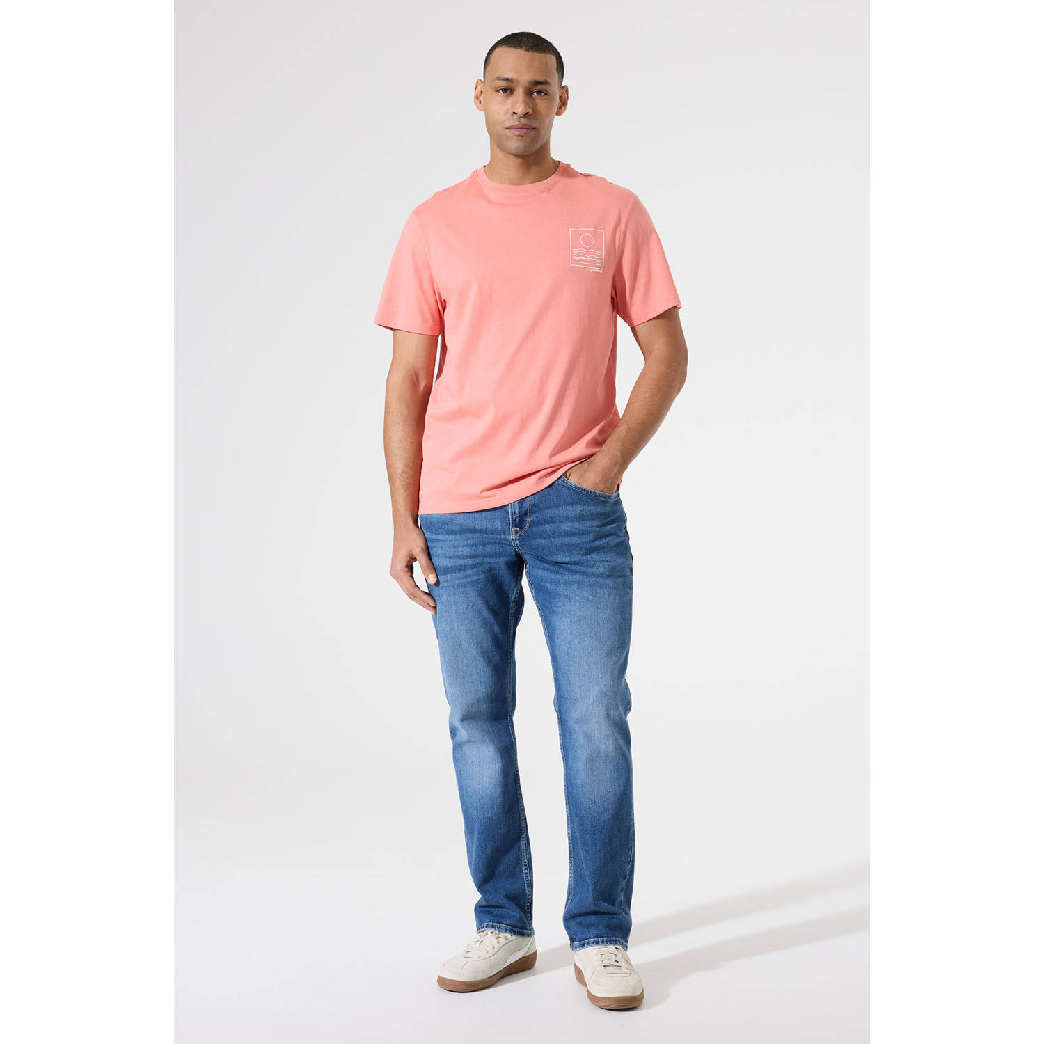 Garcia T-shirt roze