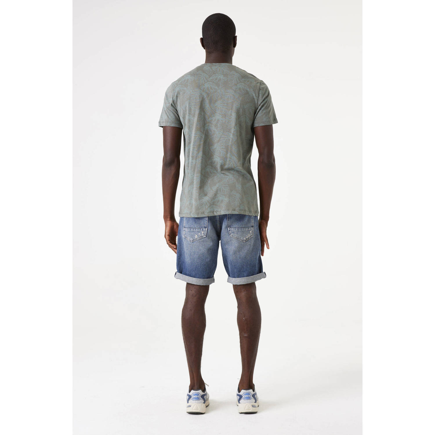 Garcia T-shirt grijsgroen
