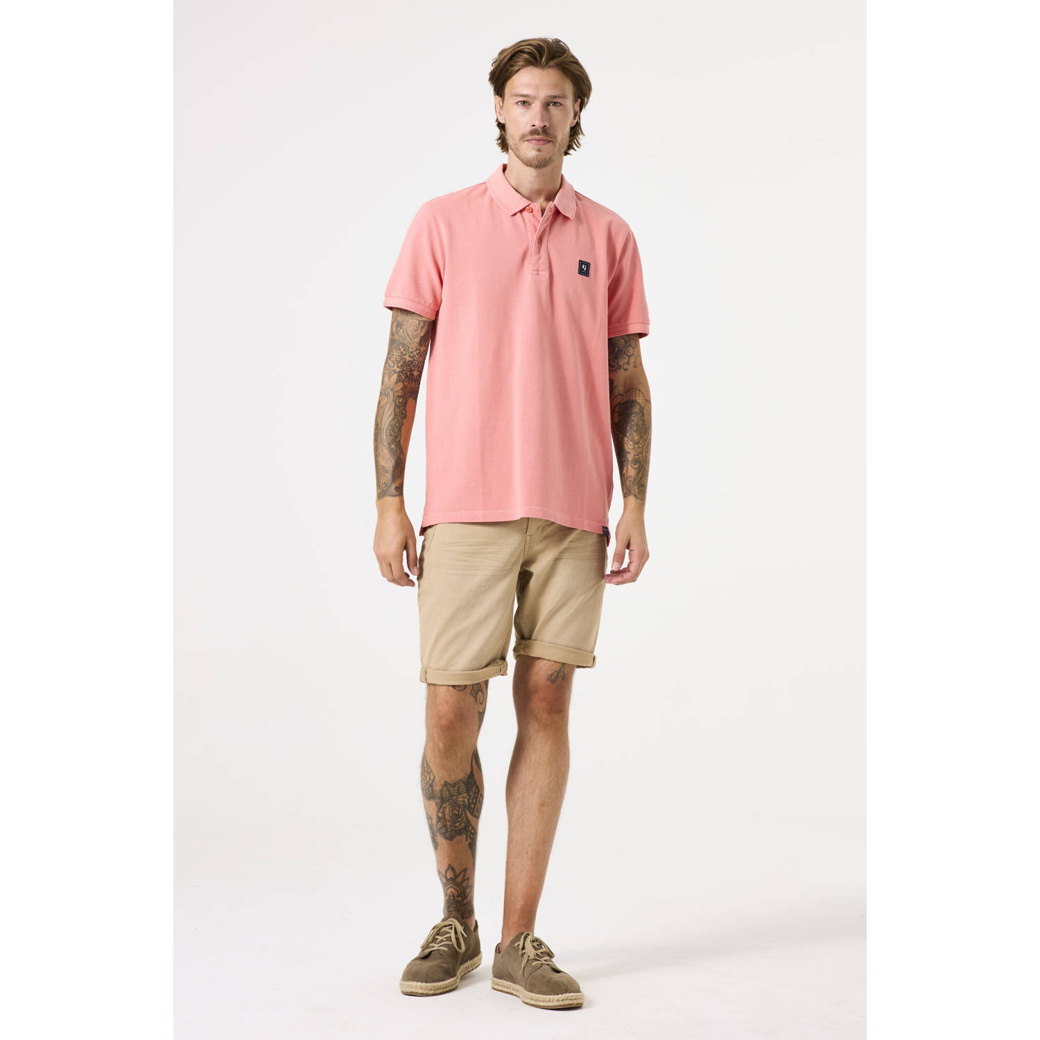Garcia regular polo roze
