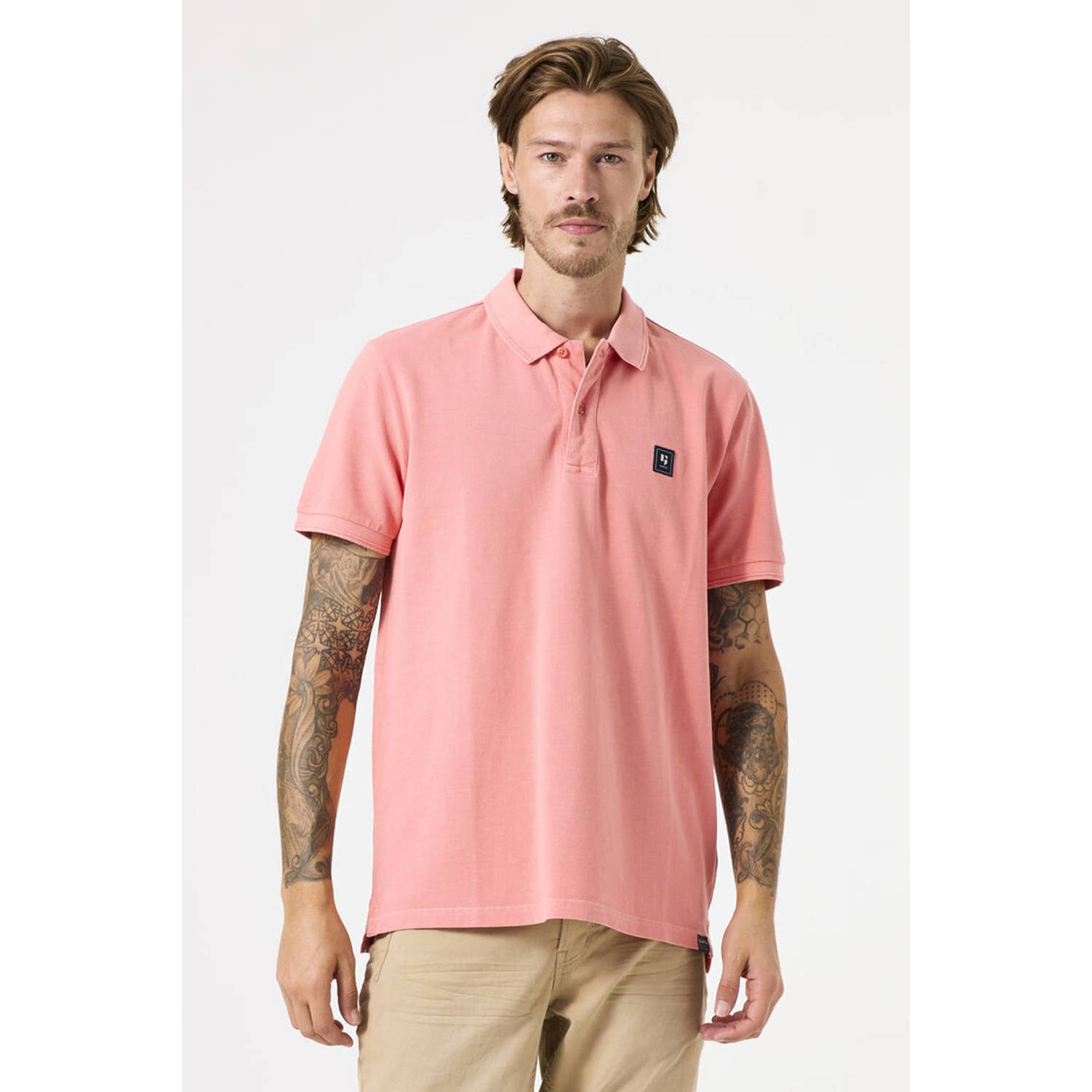 Garcia regular polo roze