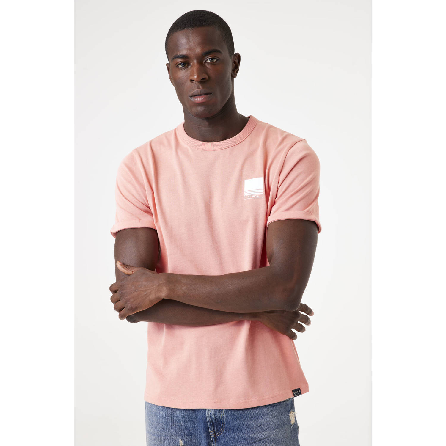 Garcia Logobadge T-shirt Heren