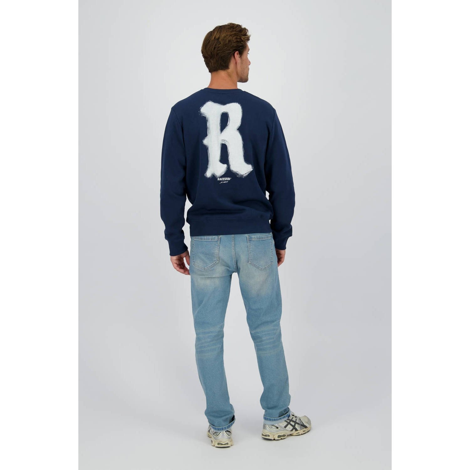 Raizzed sweater Nigu donkerblauw