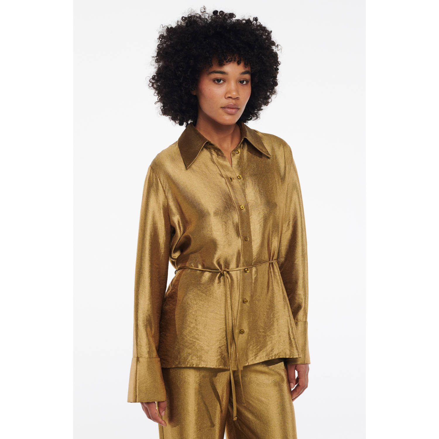Studio AR by ARMA blouse olijfgroen