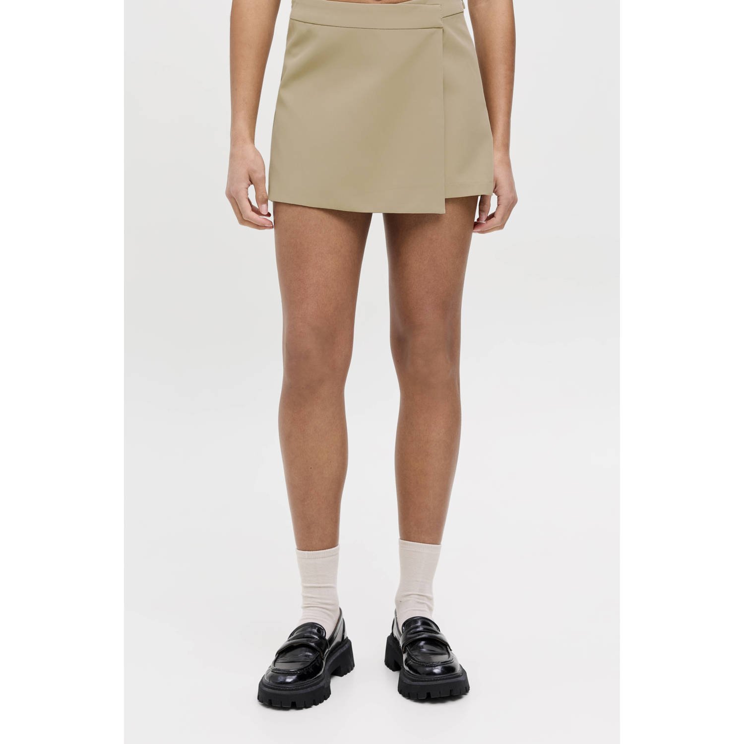 JJXX skort gebreid beige