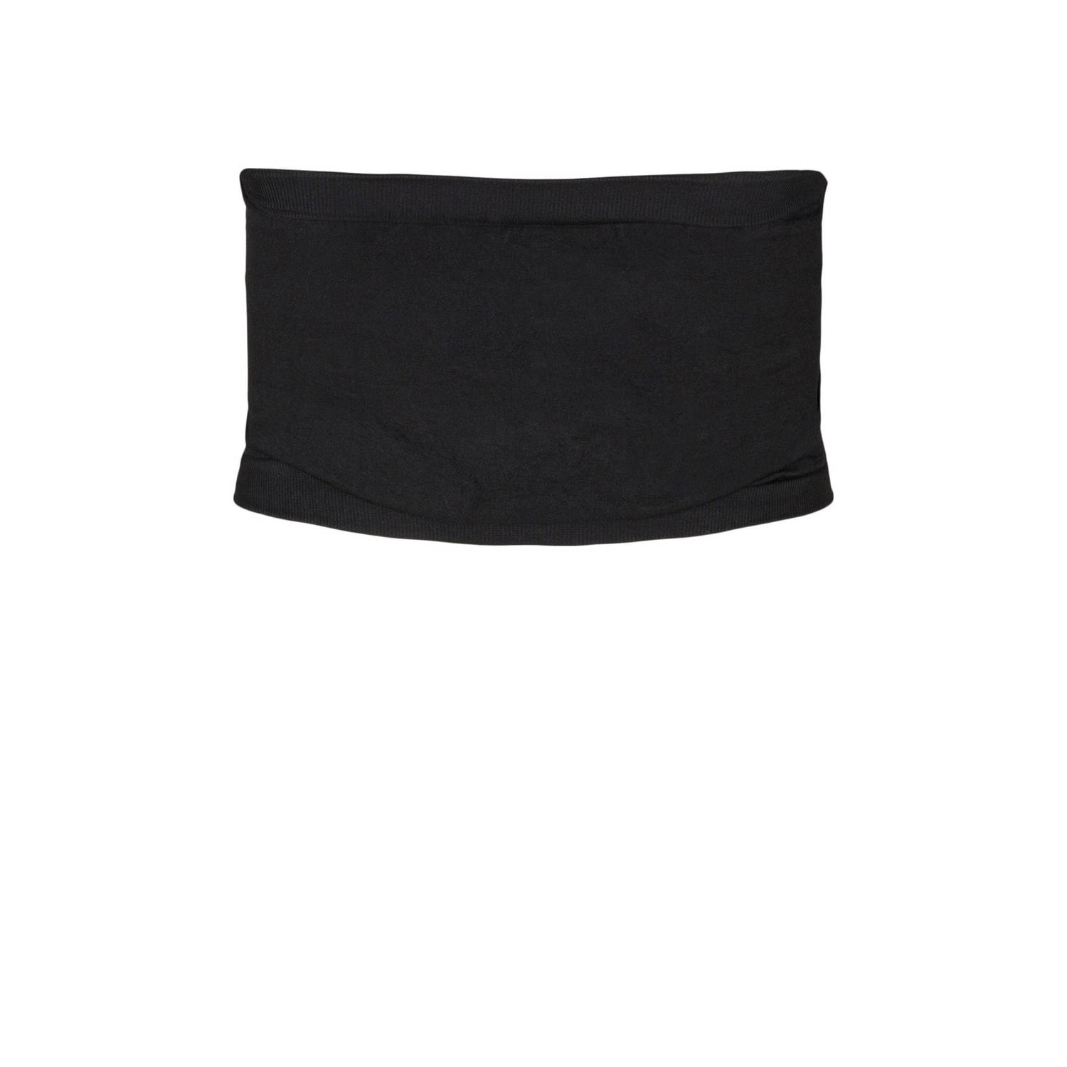 Zizzi niet-voorgevormde bandeau top LCHARLI zwart