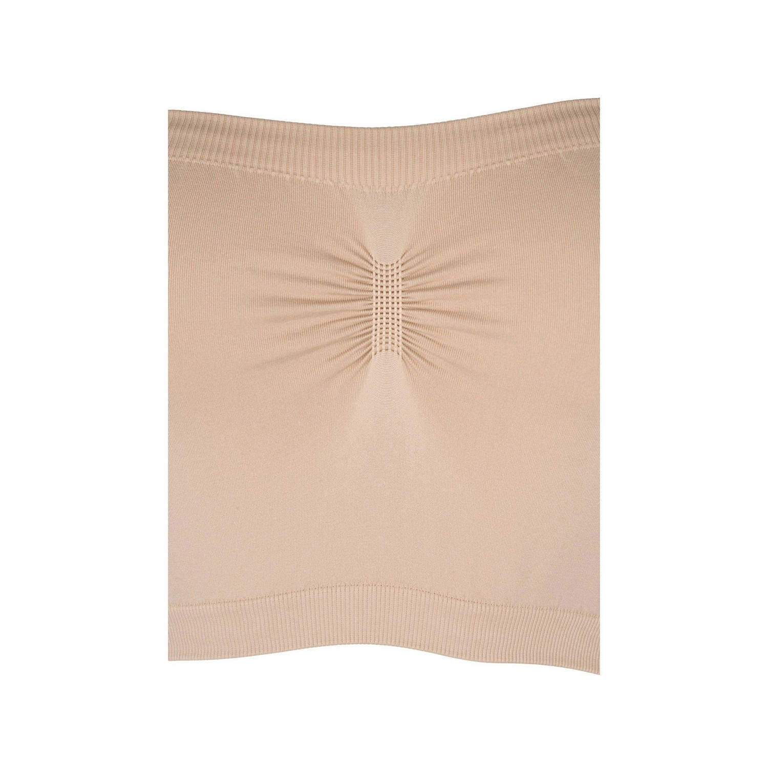 Zizzi niet-voorgevormde bandeau top LCHARLI beige