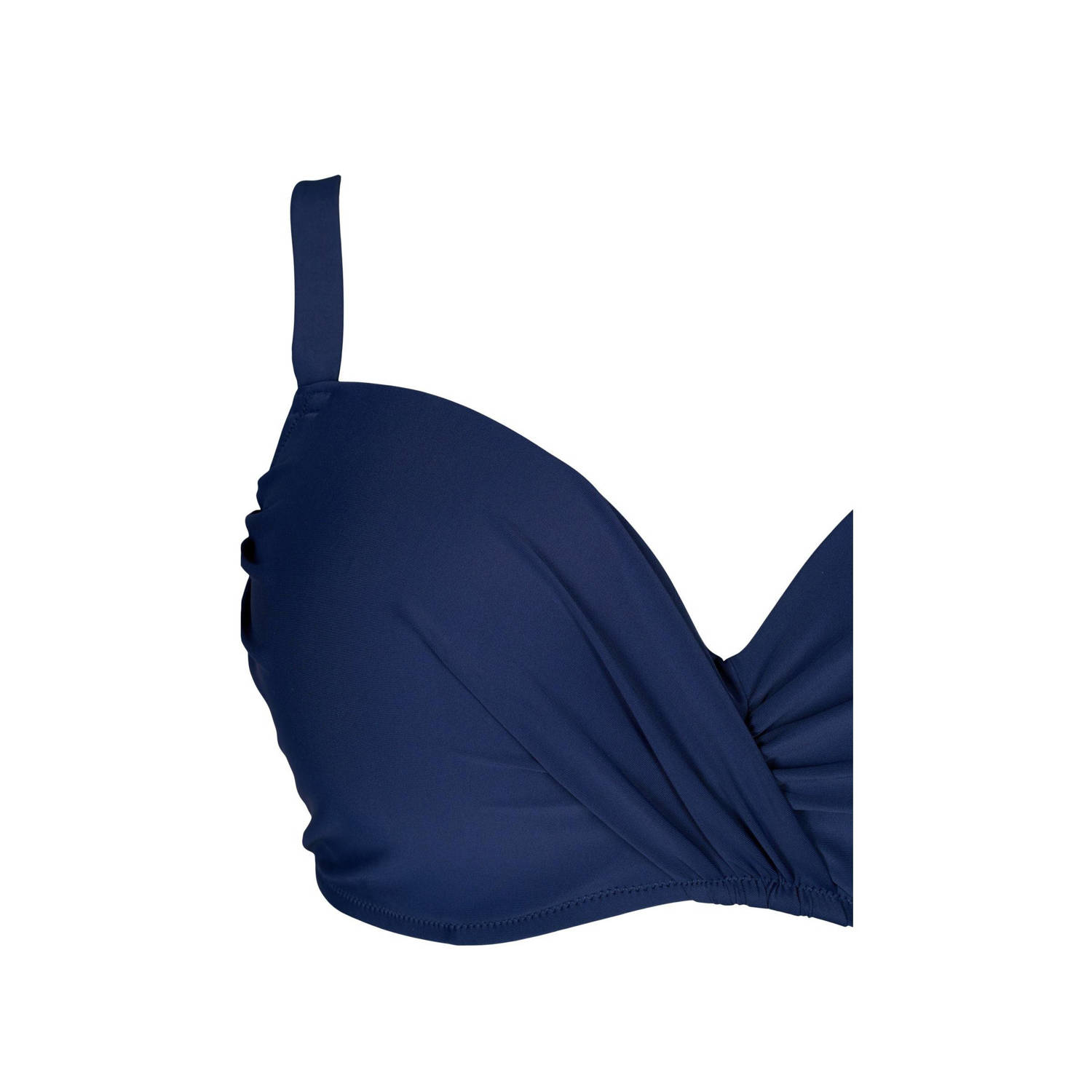 Zizzi voorgevormde beugel bikinitop STINA blauw