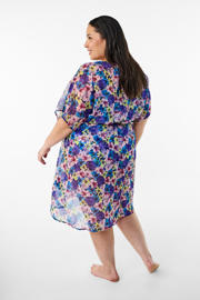 thumbnail: Zizzi strandtuniek SHUSI paars/roze/turquoise