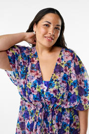 thumbnail: Zizzi strandtuniek SHUSI paars/roze/turquoise