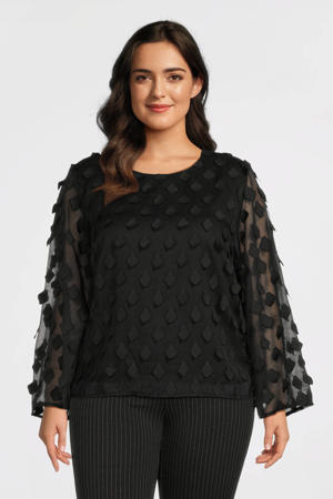 blouse zwart
