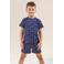 Little Label shortama blauw