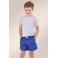 Little Label shortama grijs / blauw