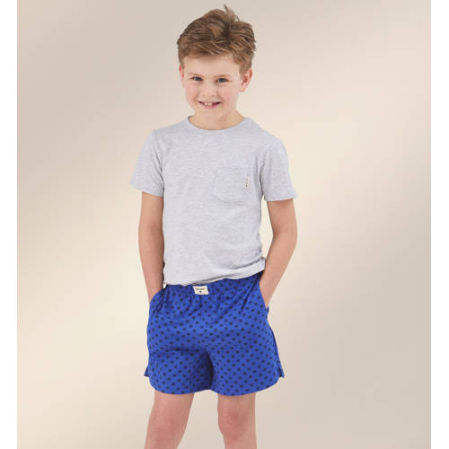 Little Label shortama grijs / blauw afbeelding